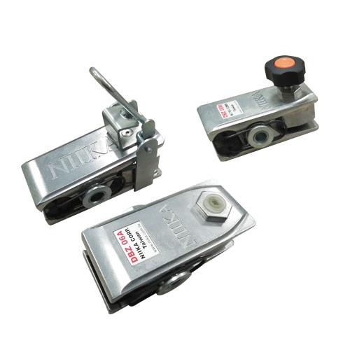 DBZ pneumatic and manual disc brake models with push-knob and lever configurations