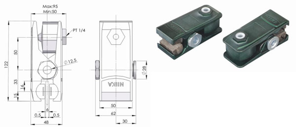 DBZ-06A & DBZ-10A 氣動碟式煞車器（剎車器/制動器），適用於工業設備